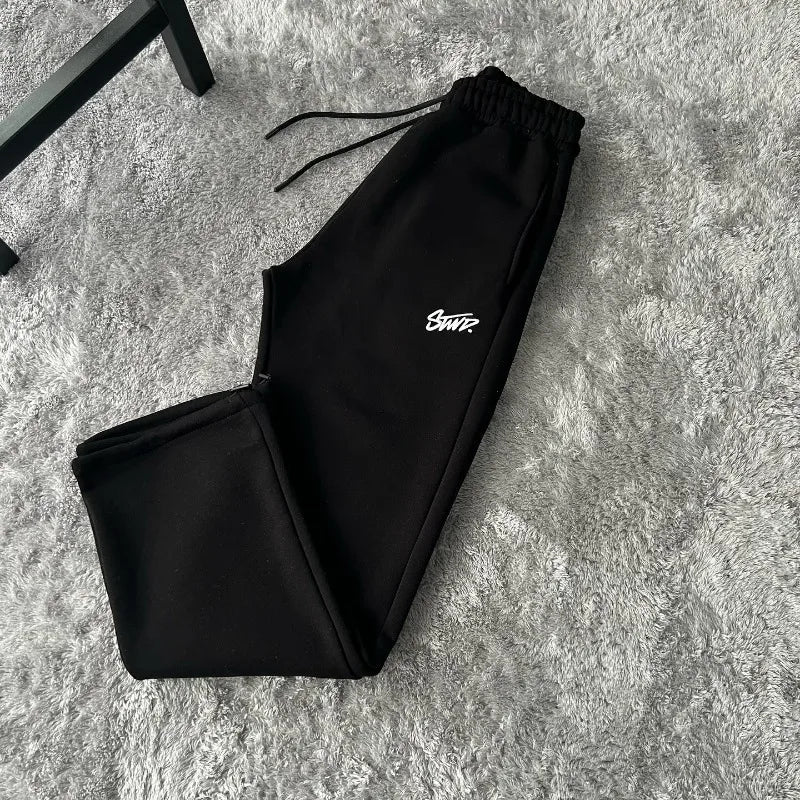 Retro fashion loose straight leg casual pants American trend Harajuku street wear men pants high-waisted casual sports pants